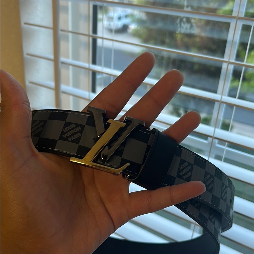 Louis Vuitton Black and Gray Belt Bag